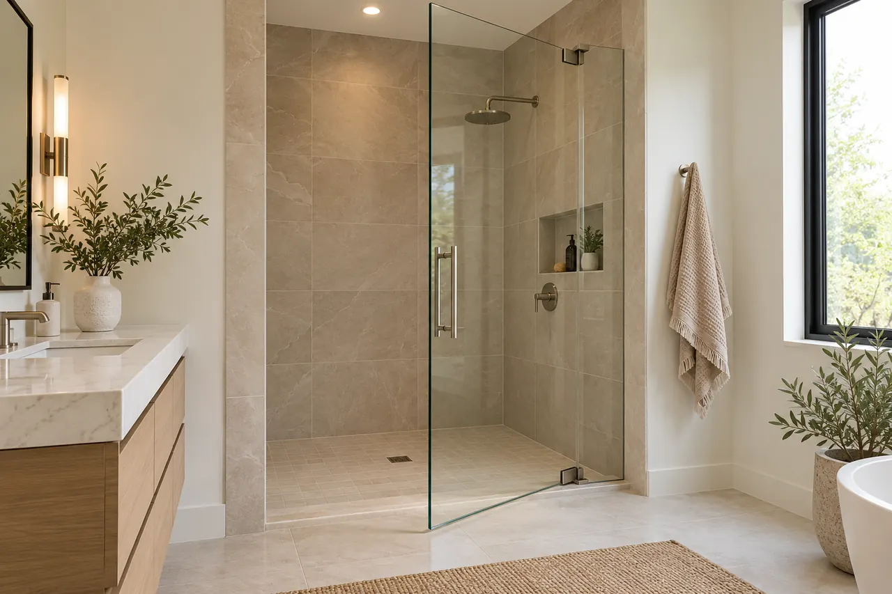 shower remodeling concept · Frisco