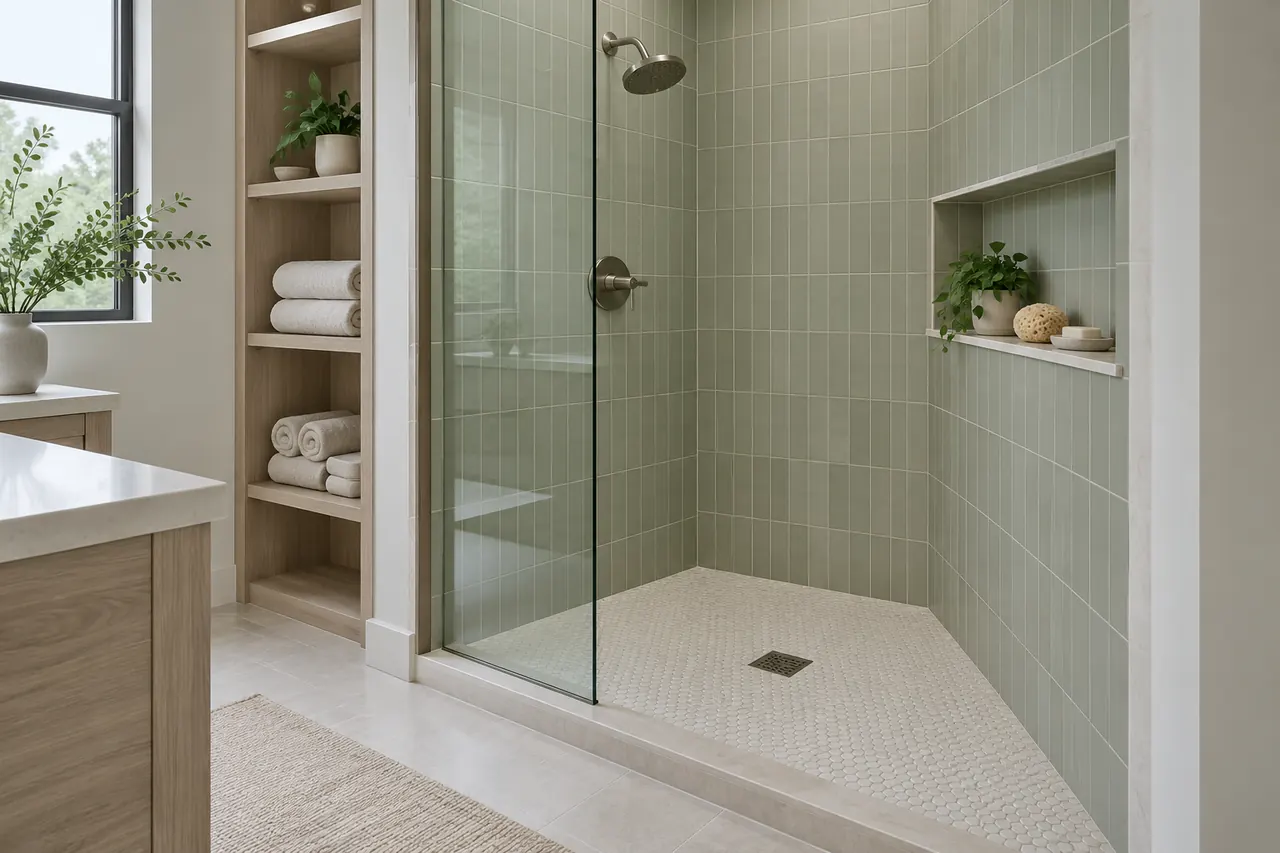 shower remodeling concept · Frisco