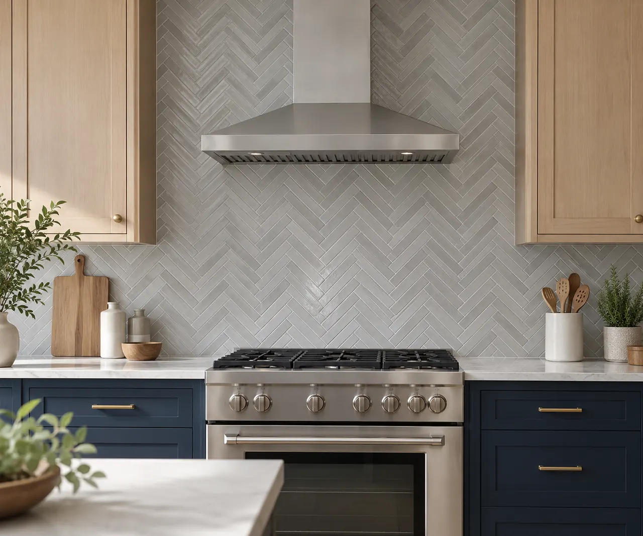 backsplash installation concept · Garland