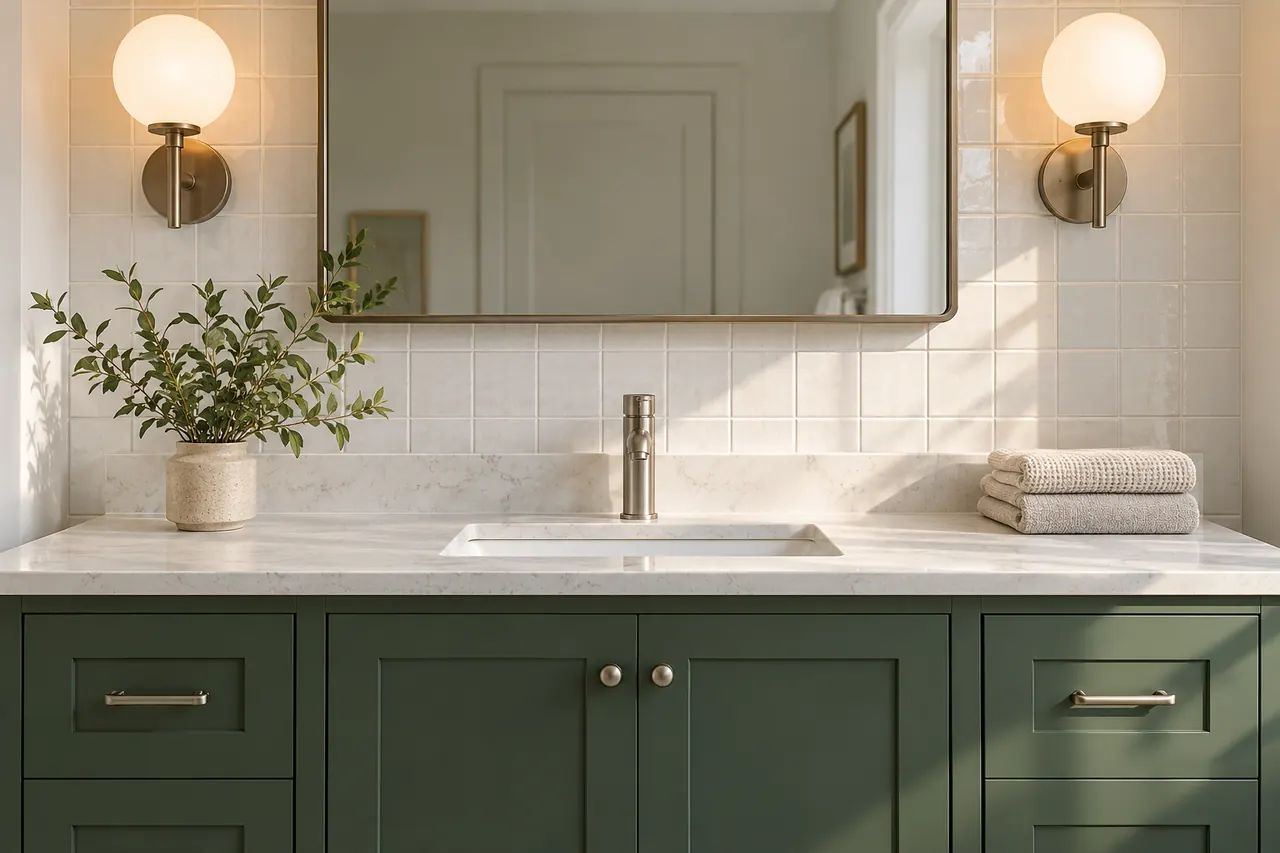 bathroom remodeling concept · Garland