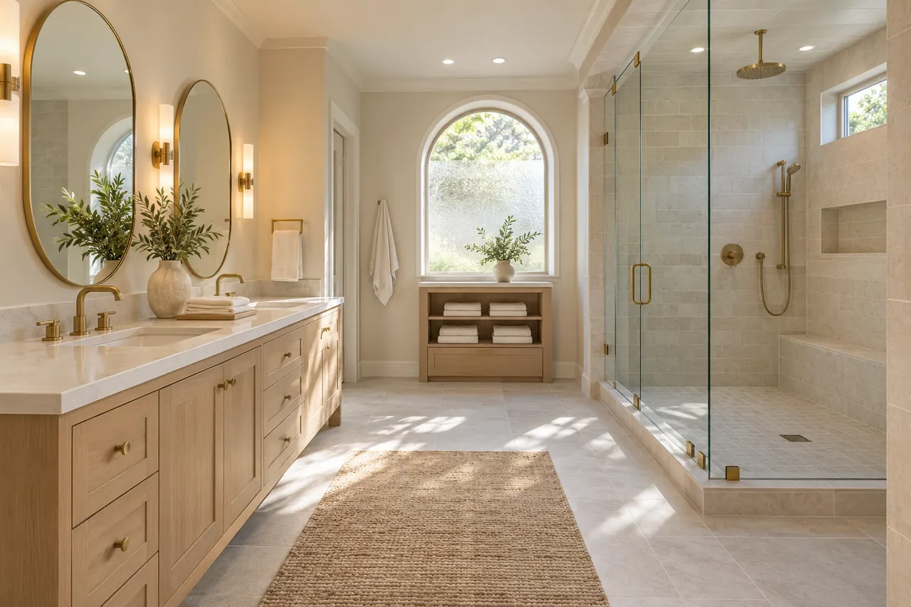 bathroom remodeling concept · Garland