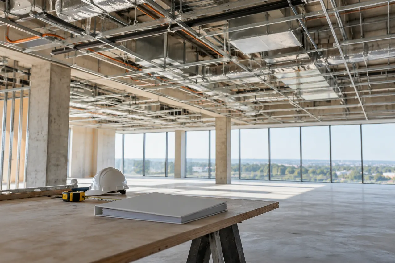 commercial construction concept · Garland