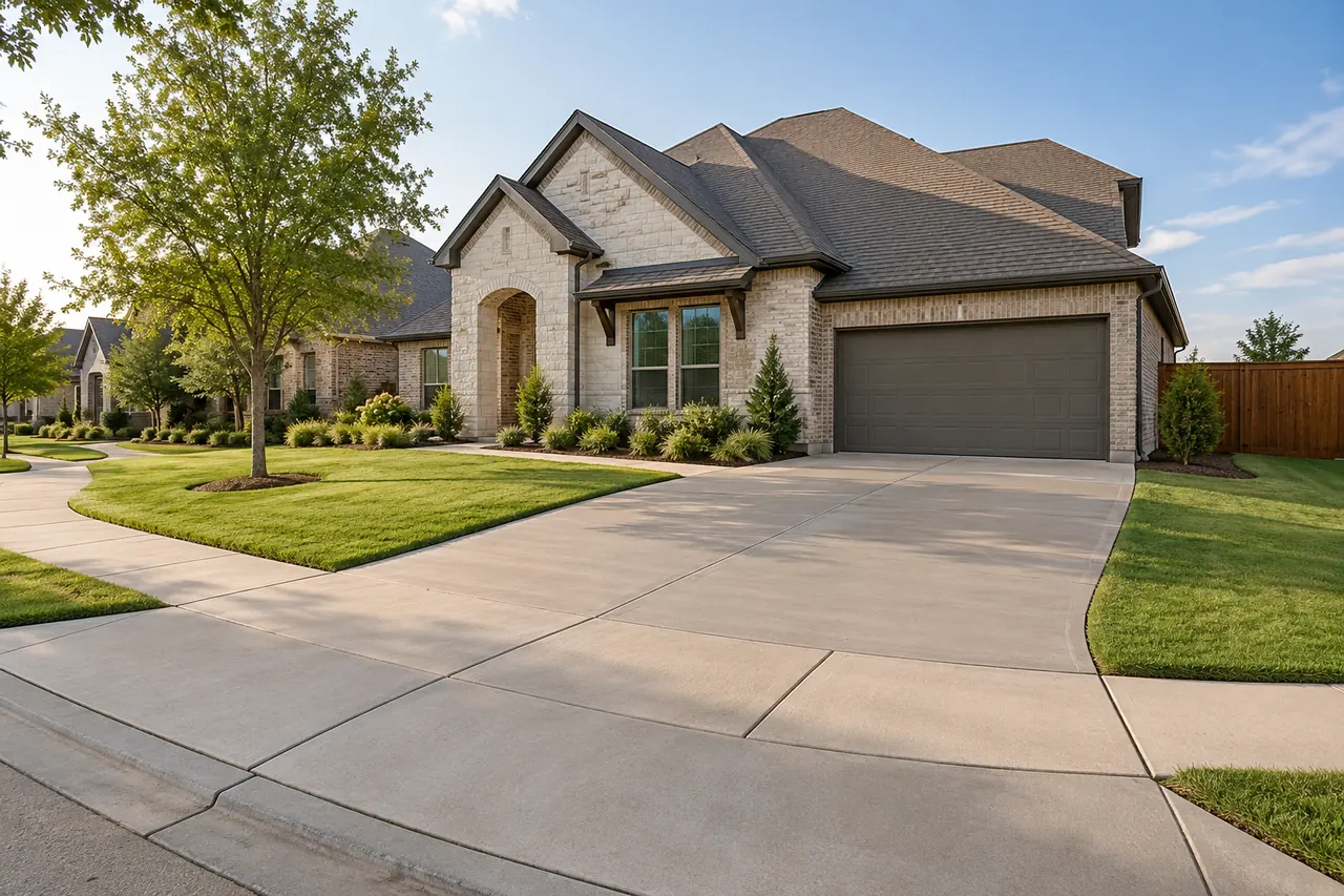 concrete driveways concept · Garland