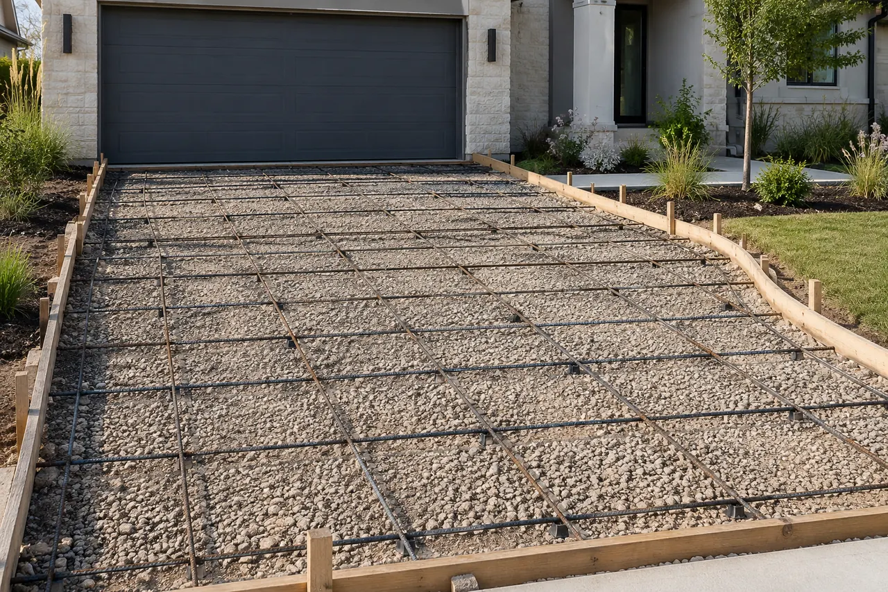 concrete driveways concept · Garland
