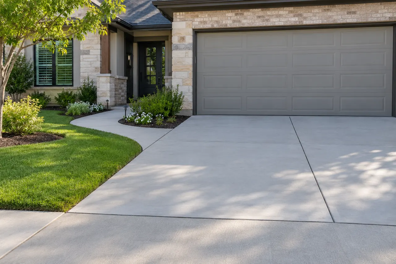 concrete driveways concept · Garland