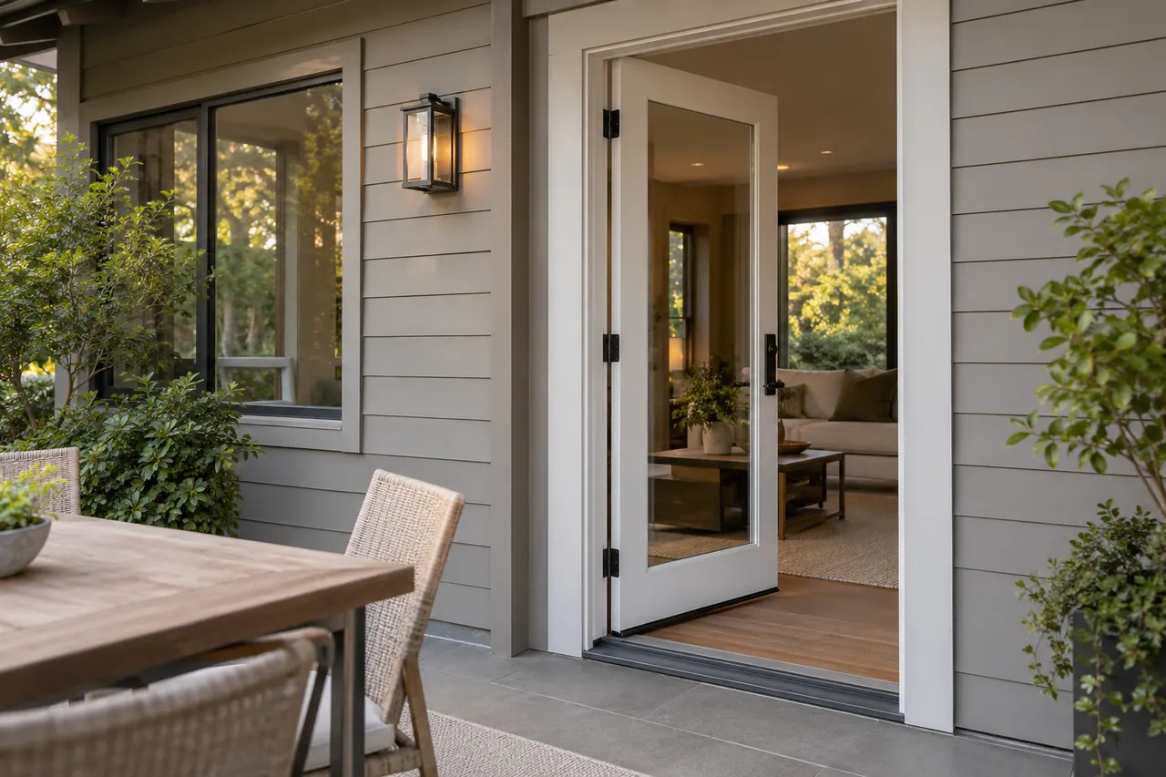 door installation concept · Garland