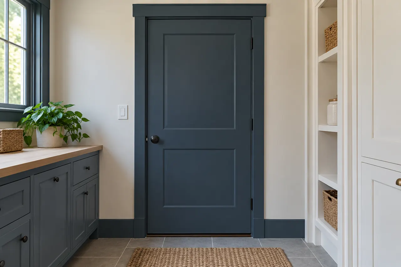 door installation concept · Garland