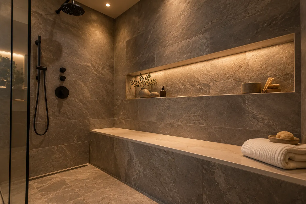shower remodeling concept · Garland