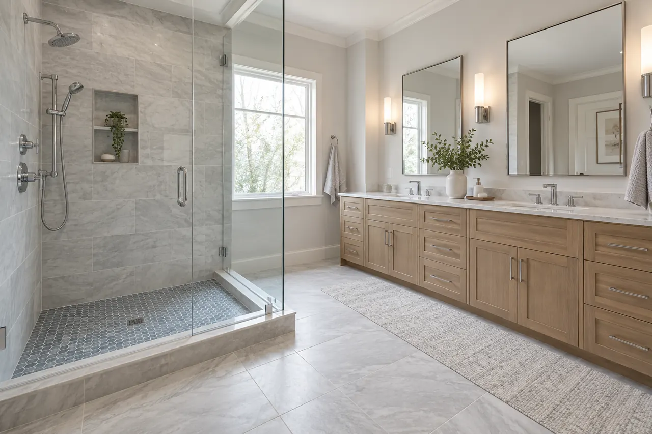 shower remodeling concept · Garland