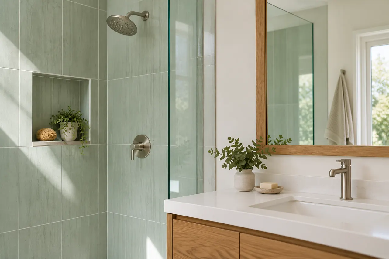 shower remodeling concept · Garland