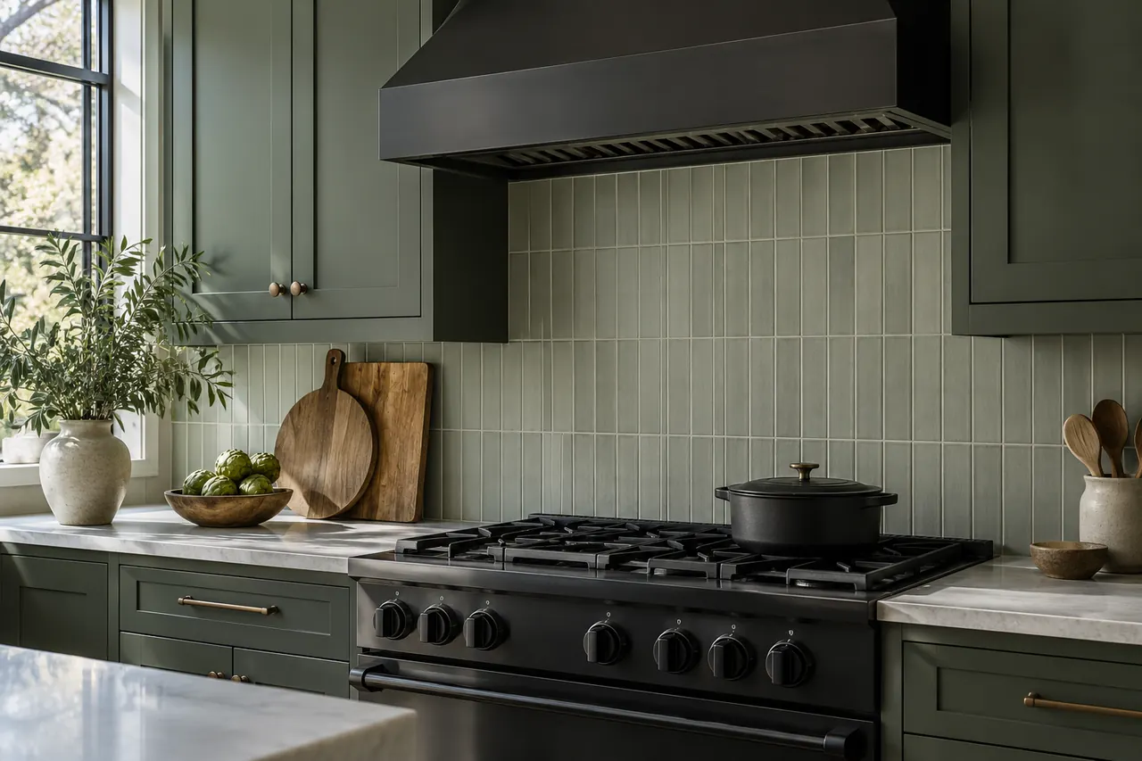 backsplash installation concept · Glenn Heights