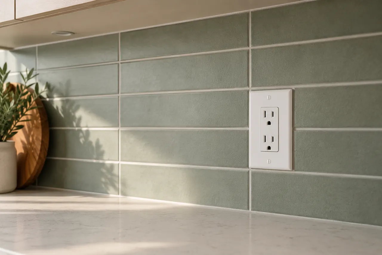 backsplash installation concept · Glenn Heights