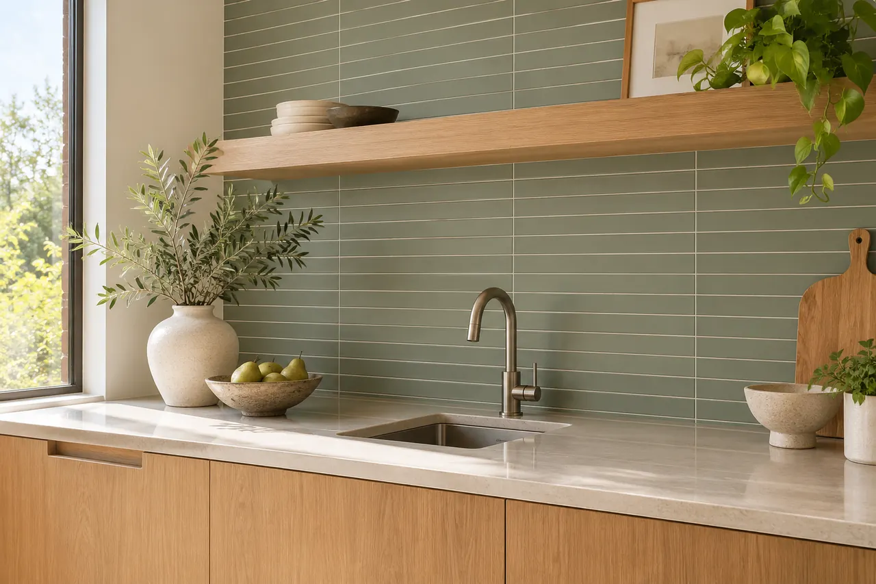 backsplash installation concept · Glenn Heights