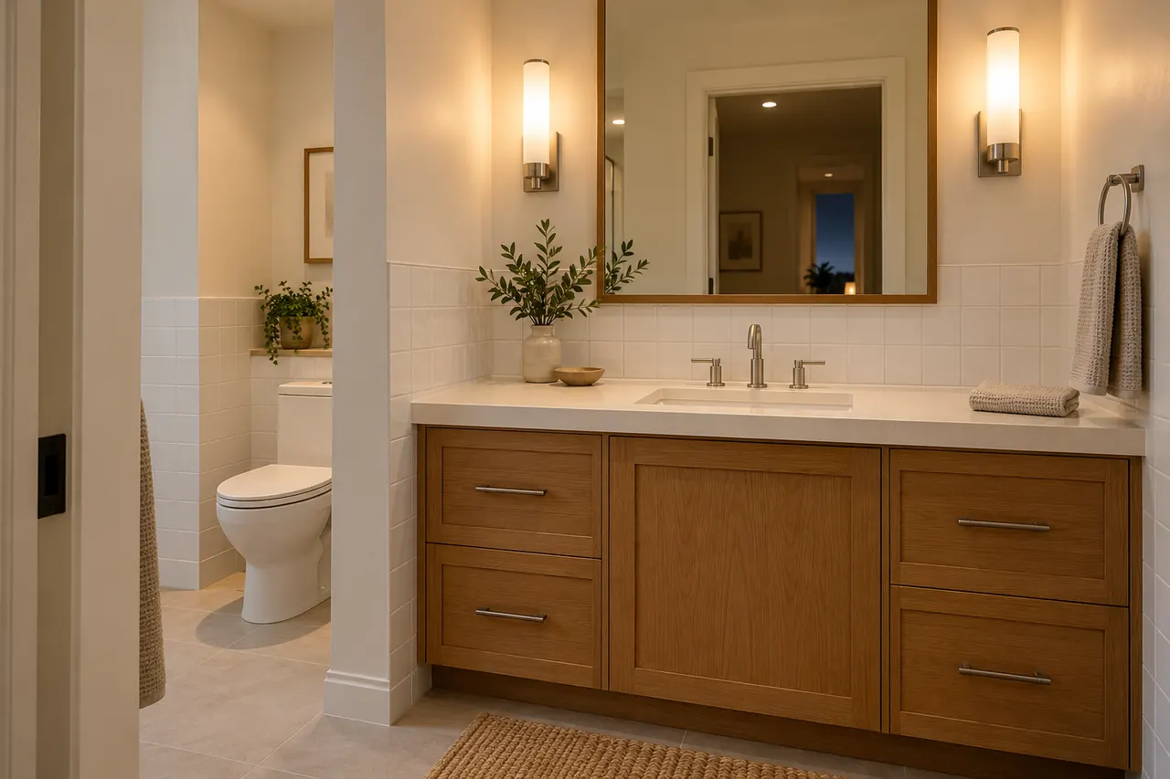 bathroom remodeling concept · Glenn Heights