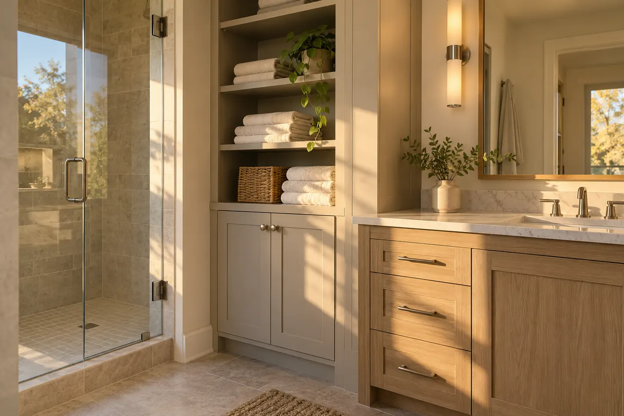bathroom remodeling concept · Glenn Heights