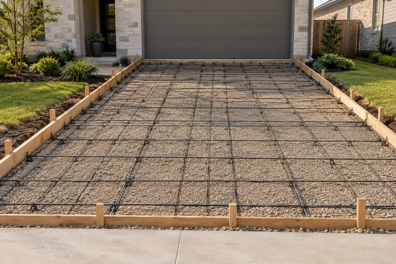 concrete driveways concept · Glenn Heights