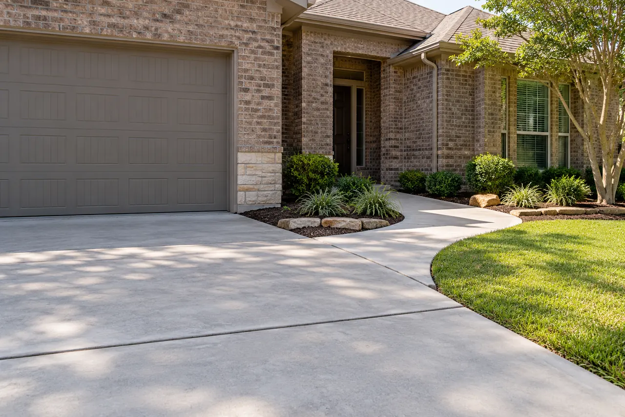 concrete driveways concept · Glenn Heights