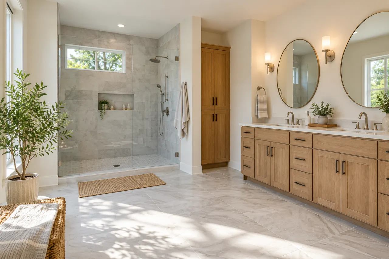 shower remodeling concept · Glenn Heights