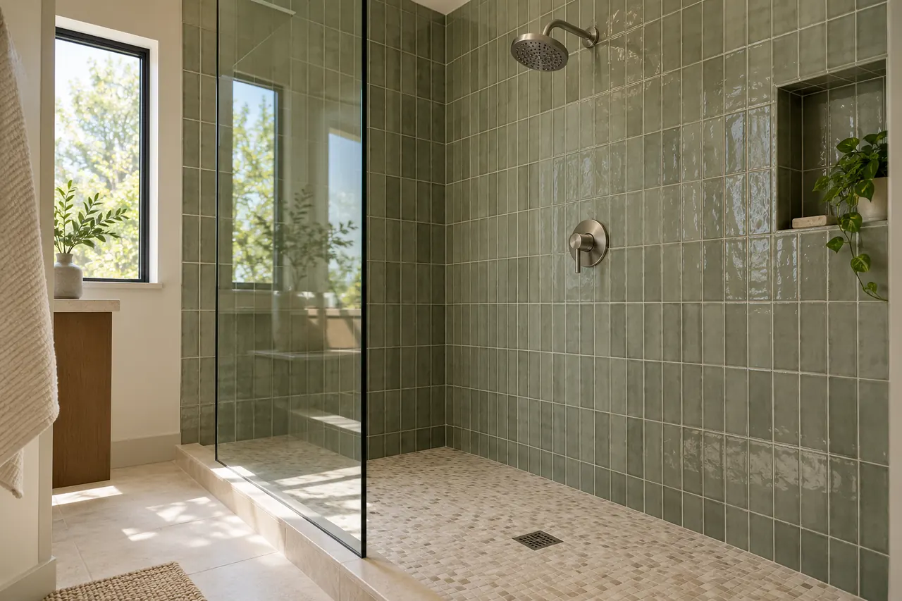 shower remodeling concept · Glenn Heights