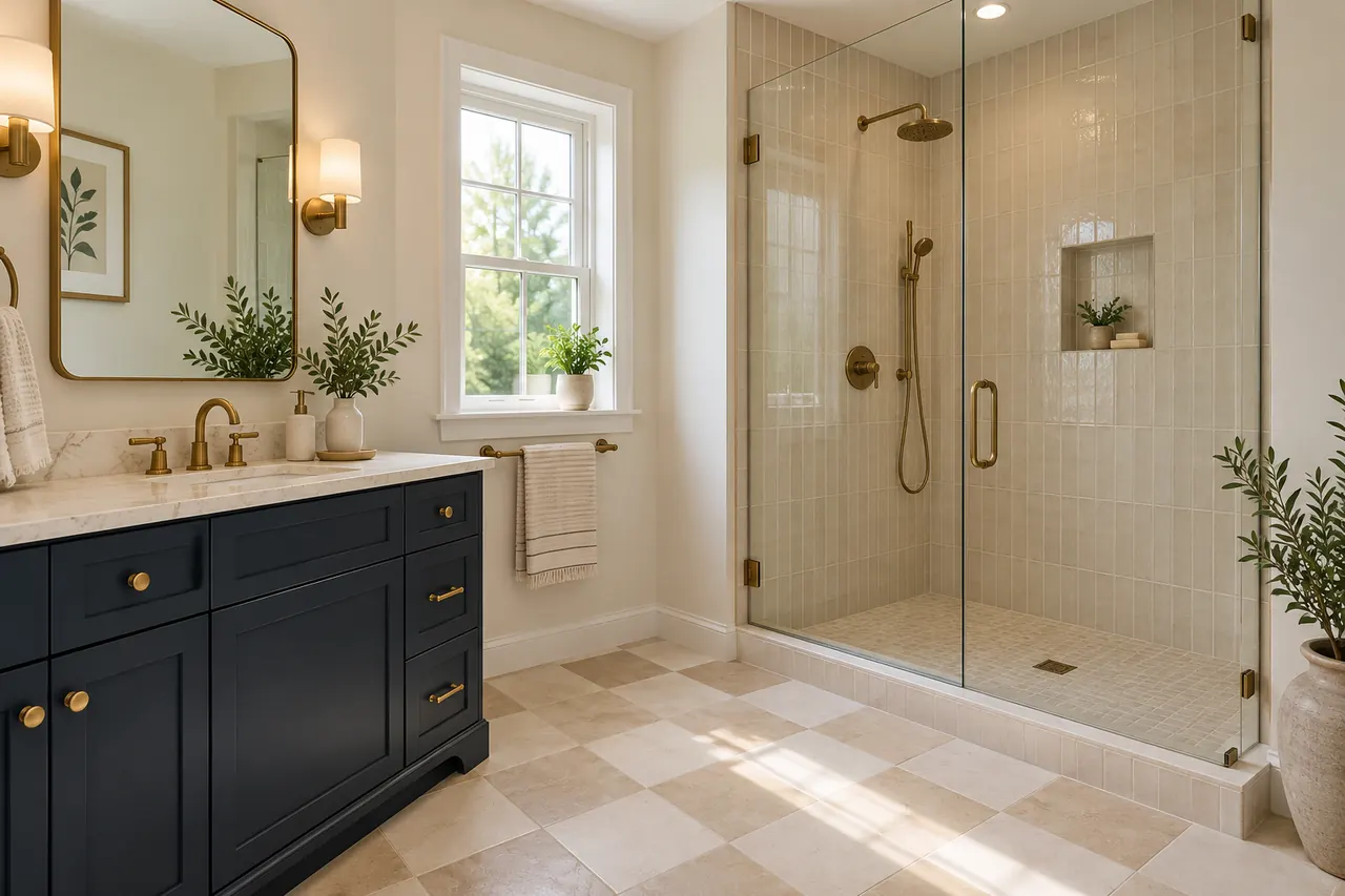 shower remodeling concept · Glenn Heights