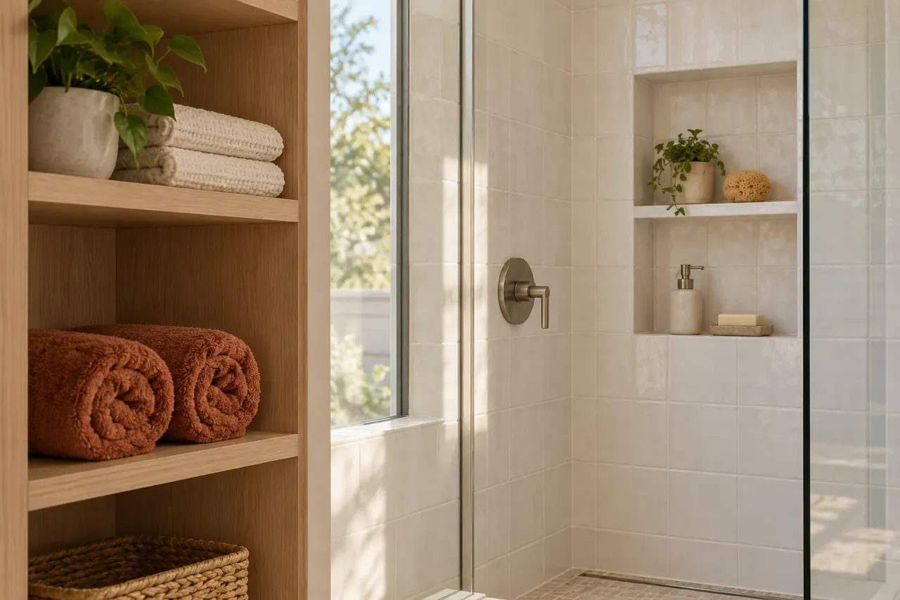 shower remodeling concept · Glenn Heights
