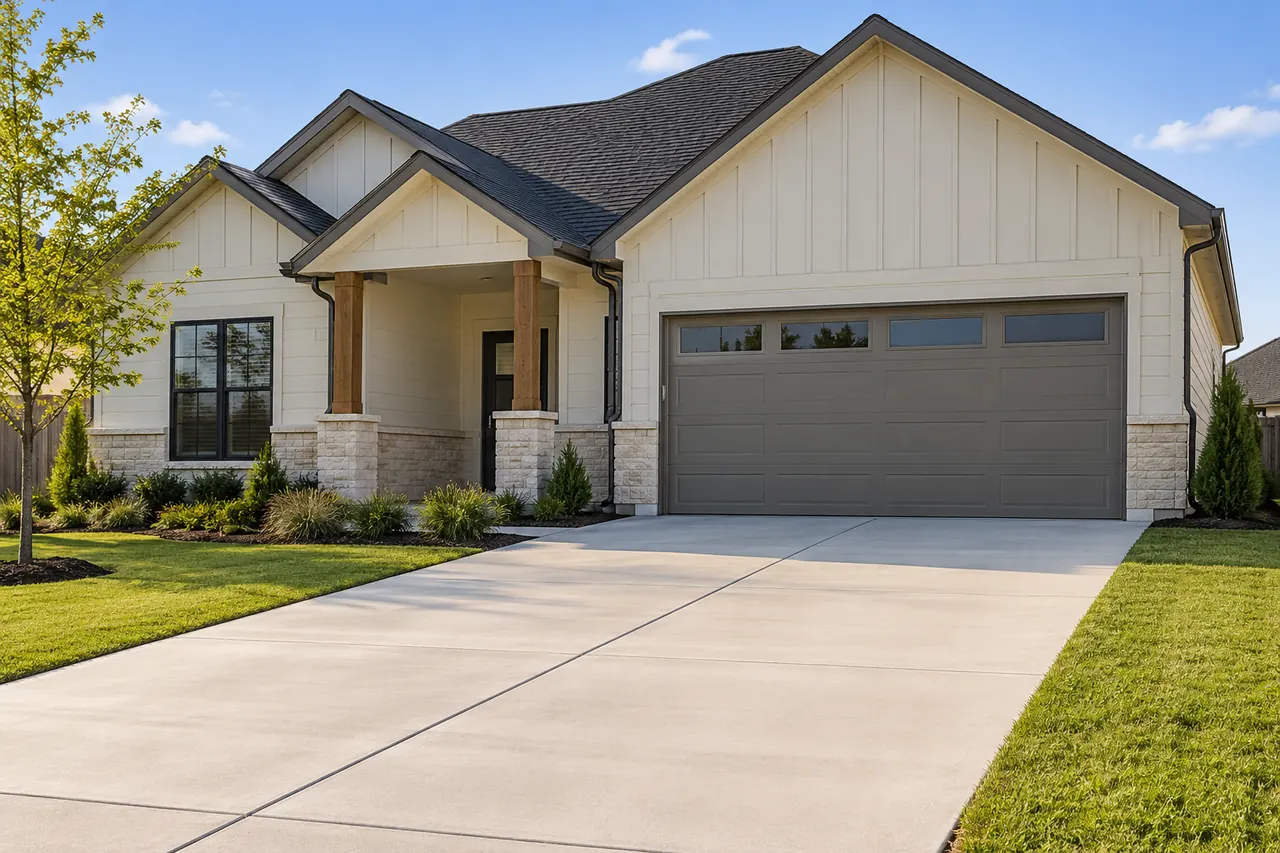 concrete driveways concept · Grand Prairie