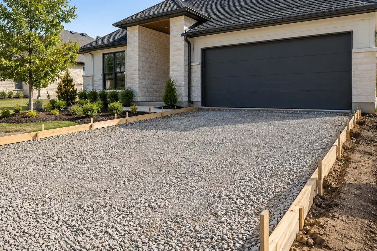 concrete driveways concept · Grand Prairie