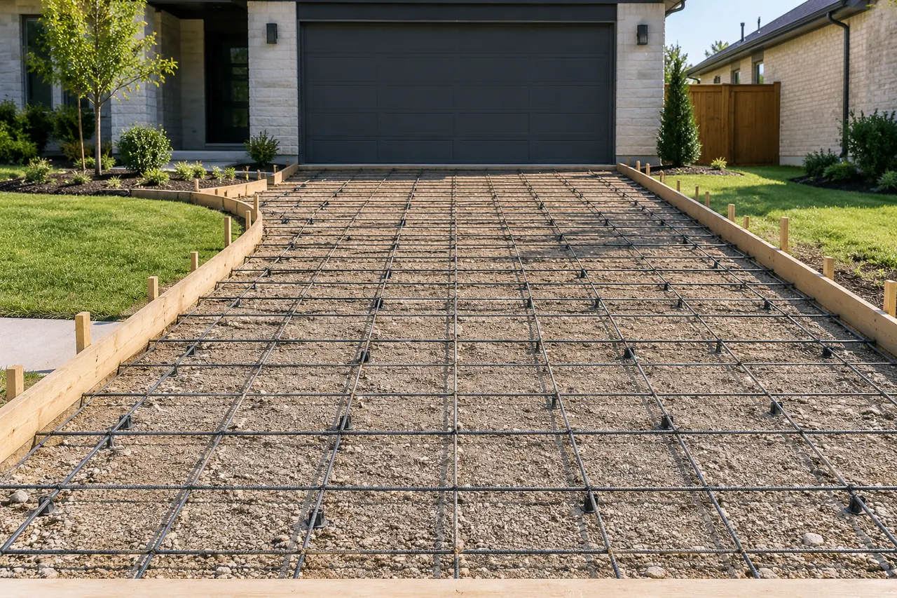concrete driveways concept · Grand Prairie