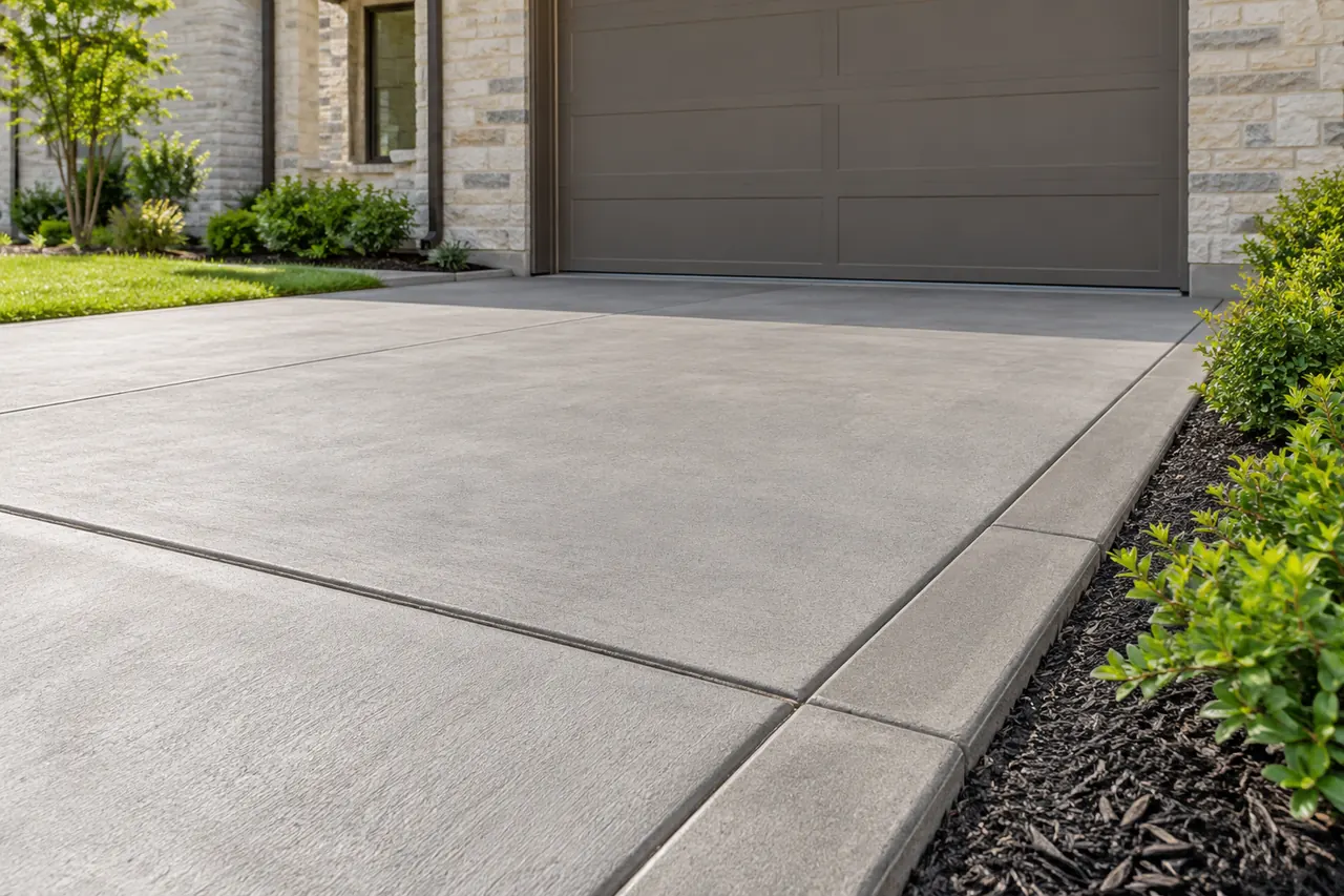 concrete driveways concept · Grand Prairie