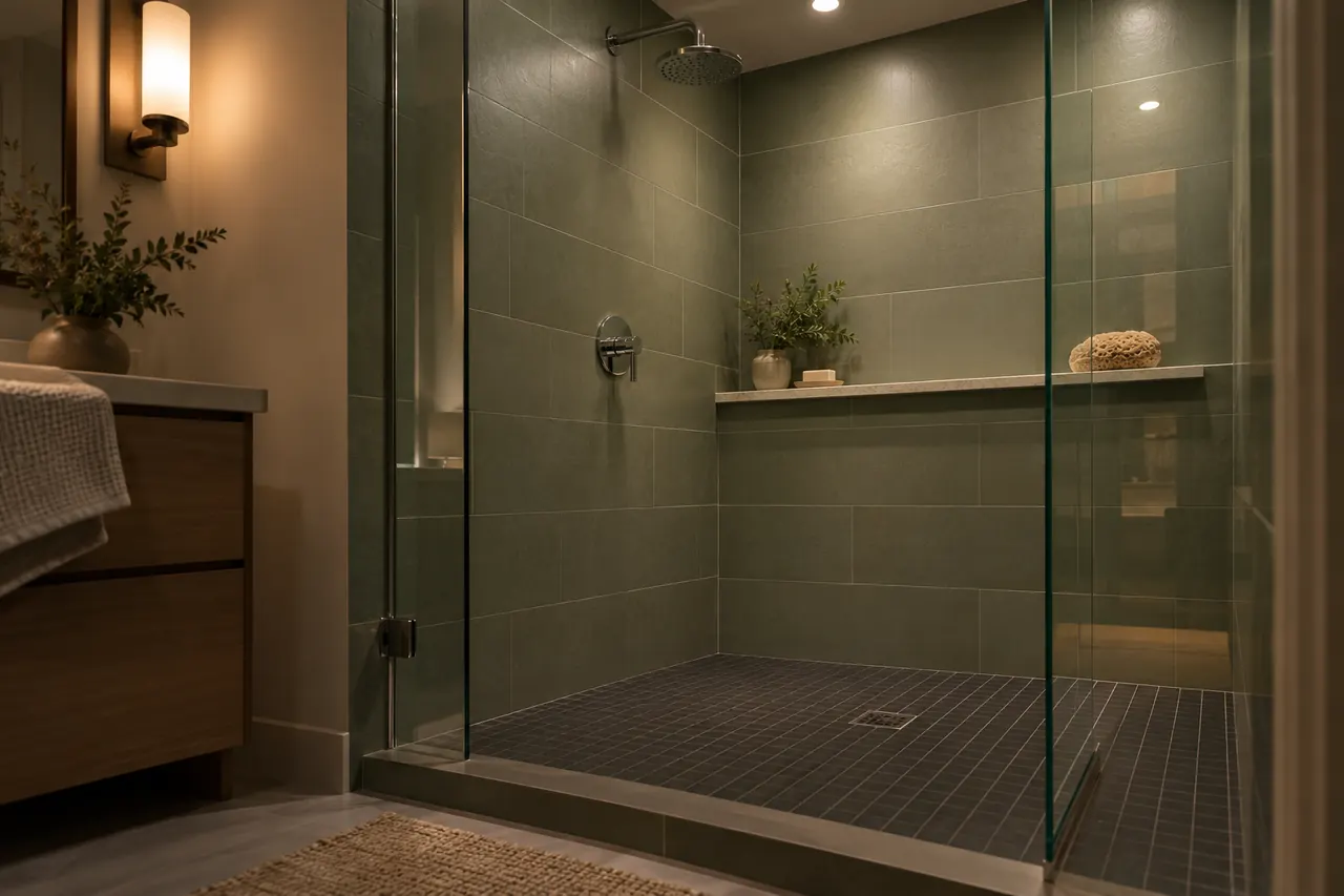 shower remodeling concept · Grand Prairie