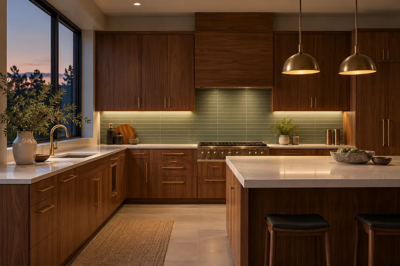 backsplash installation concept · Grapevine