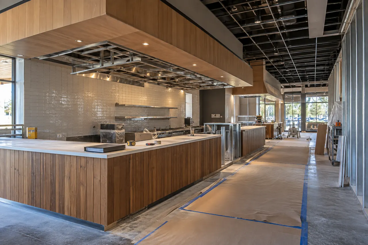 commercial construction concept · Grapevine