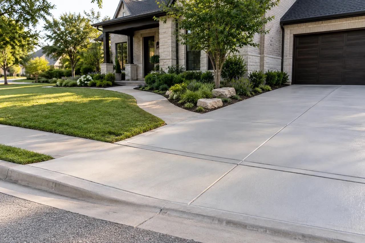 concrete driveways concept · Grapevine