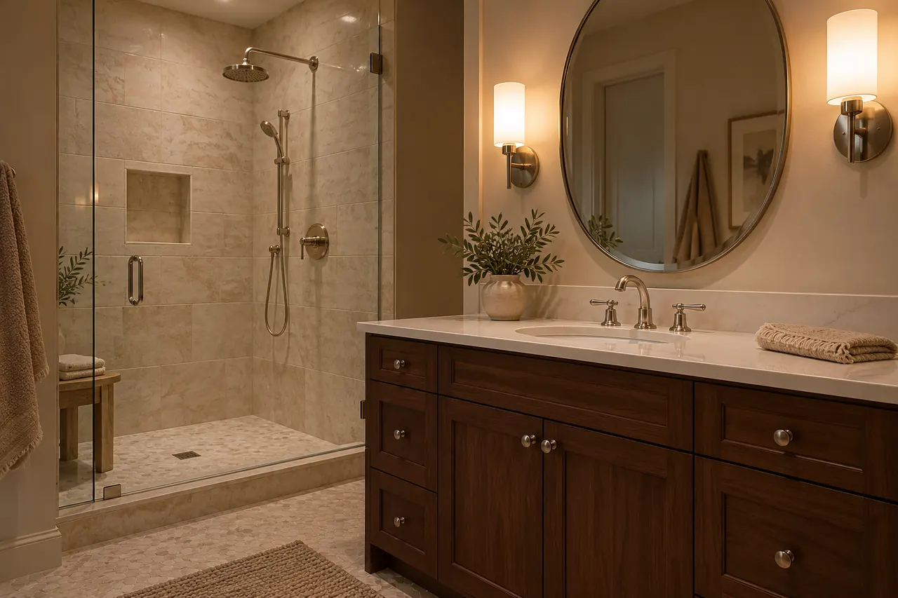 shower remodeling concept · Grapevine