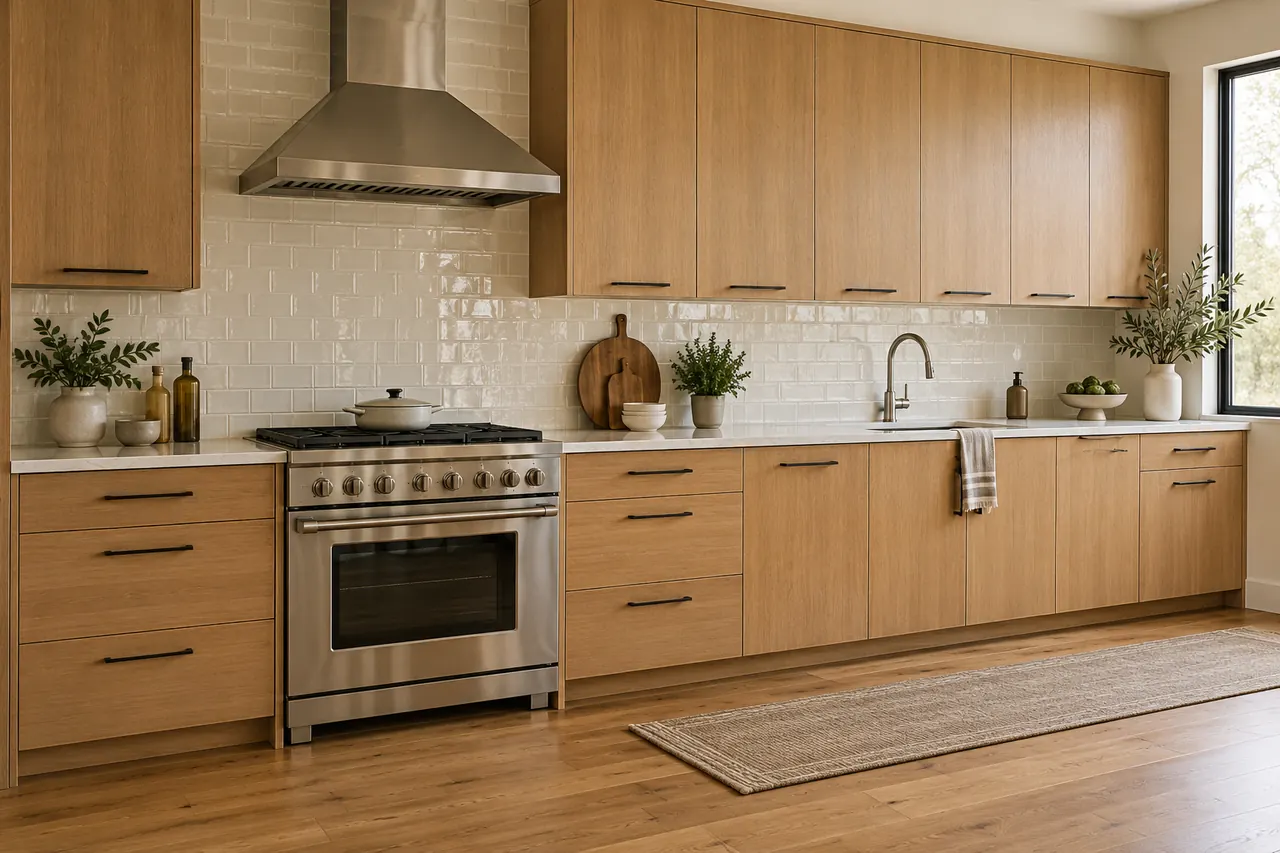 backsplash installation concept · Hurst