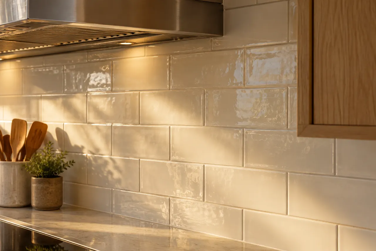 backsplash installation concept · Hurst