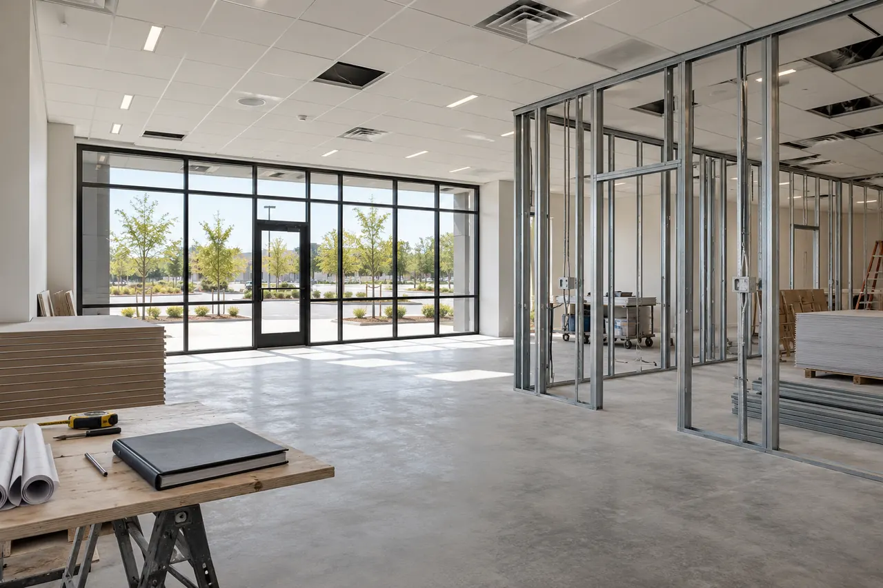 commercial construction concept · Hurst