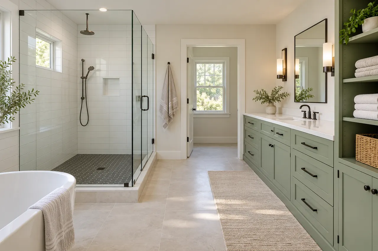 shower remodeling concept · Hurst