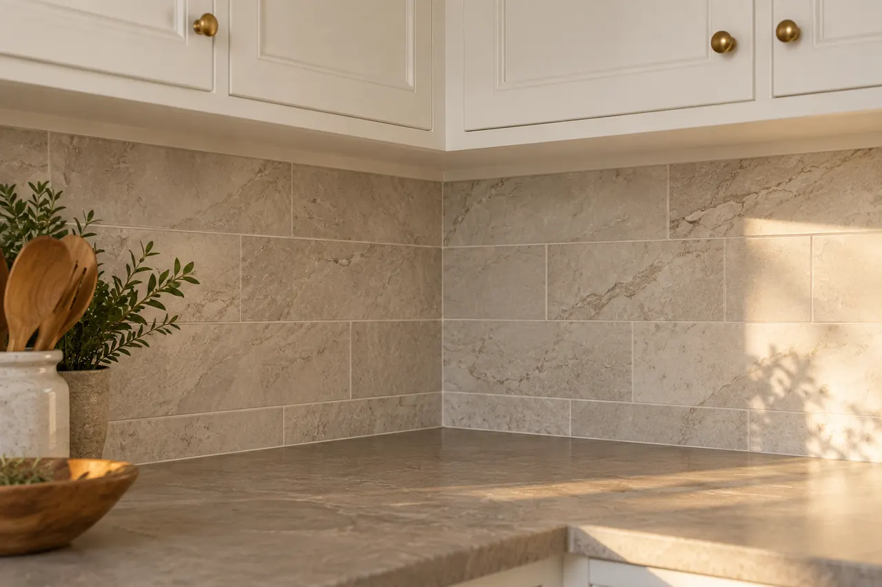 backsplash installation concept · Irving