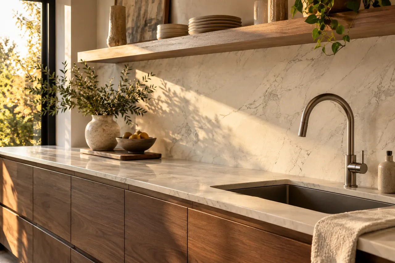 backsplash installation concept · Irving