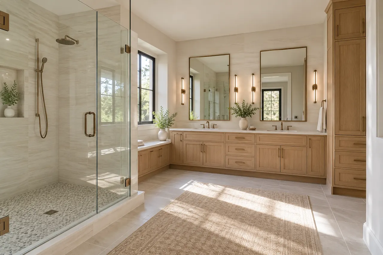 bathroom remodeling concept · Irving