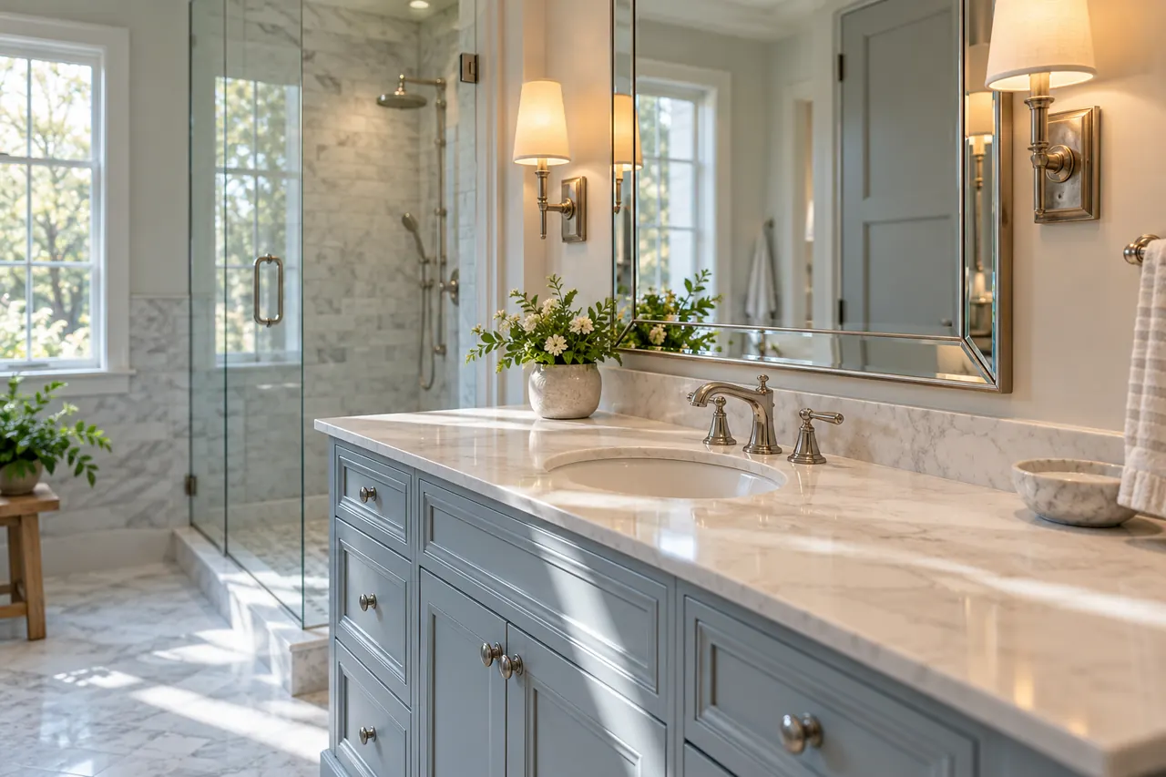 bathroom remodeling concept · Irving