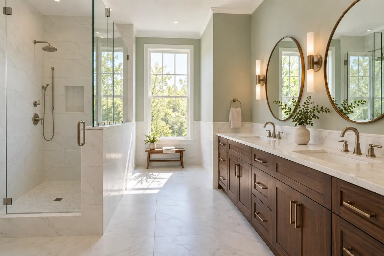 bathroom remodeling concept · Irving