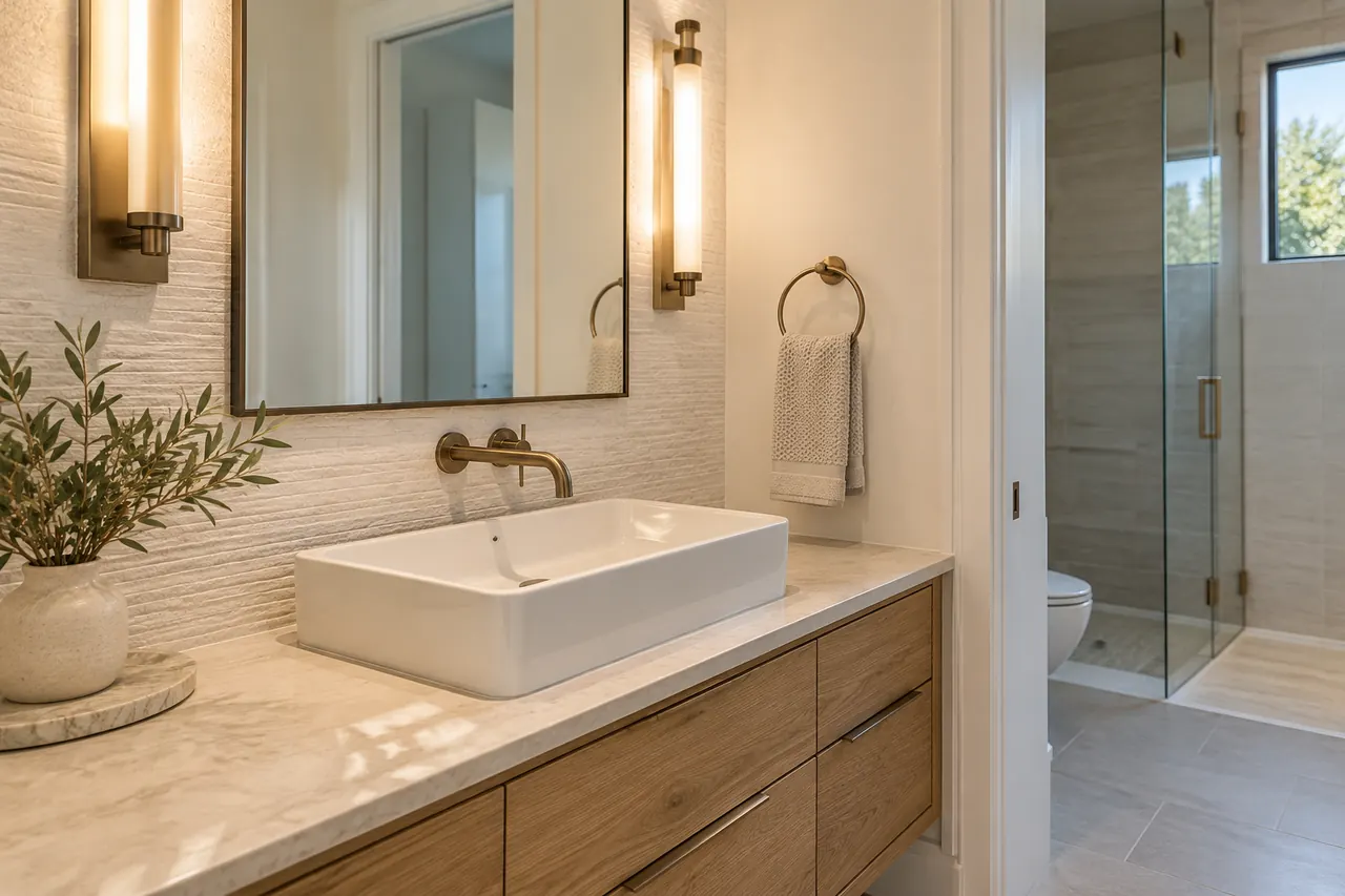 bathroom remodeling concept · Irving