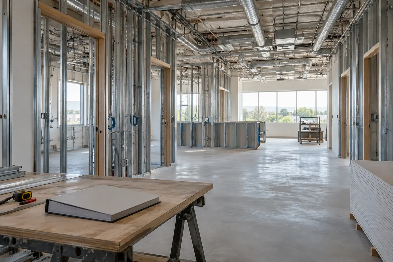 commercial construction concept · Irving