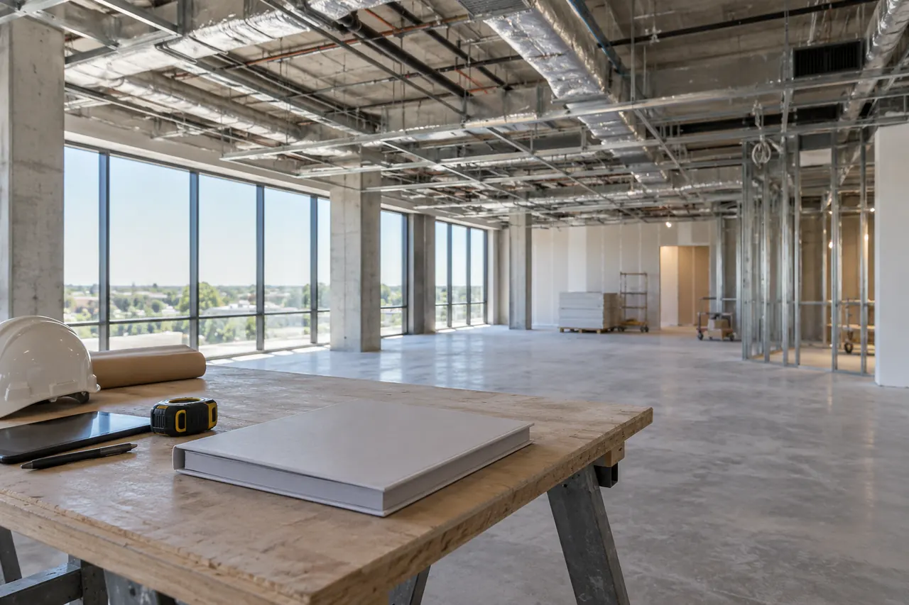 commercial construction concept · Irving