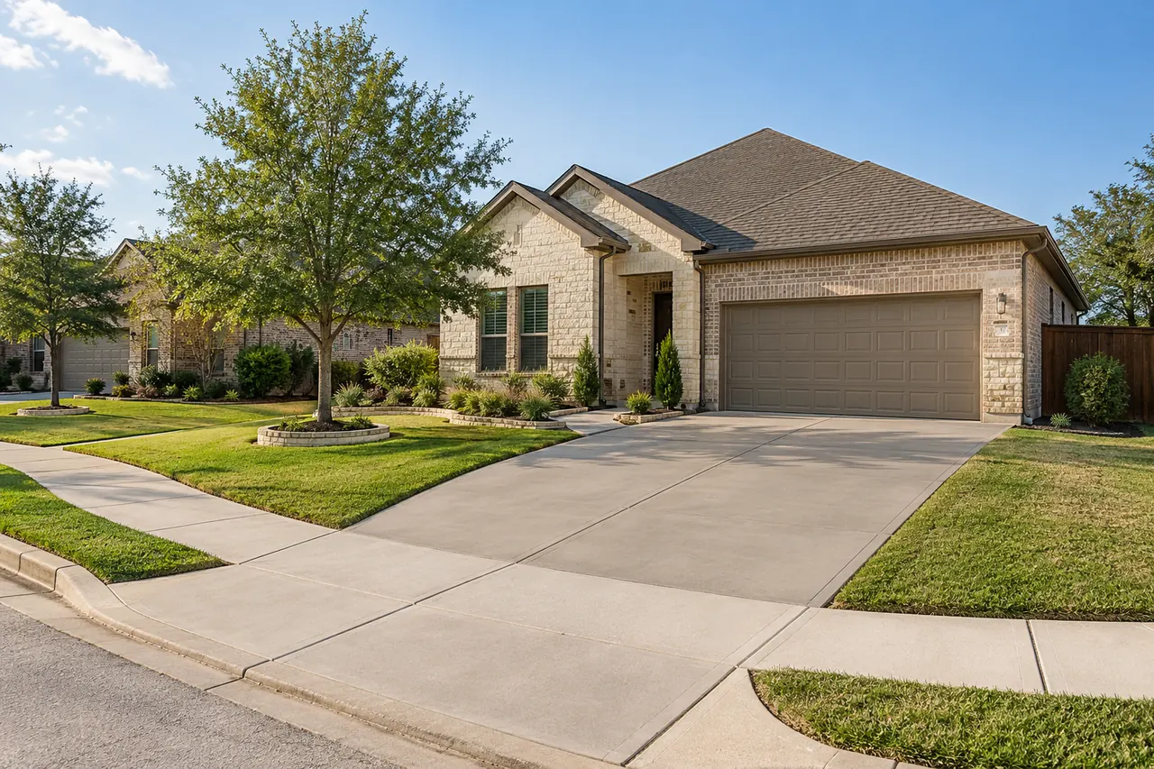 concrete driveways concept · Irving