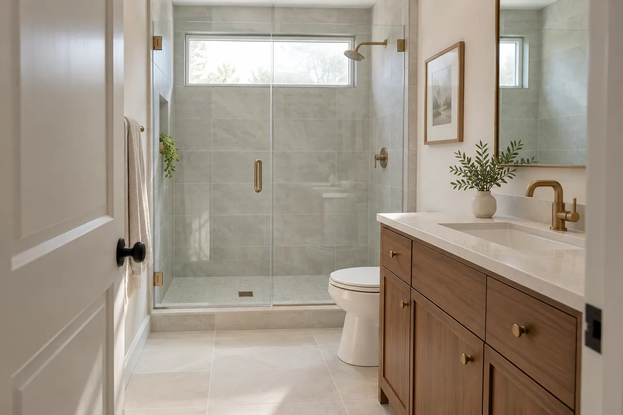 shower remodeling concept · Irving