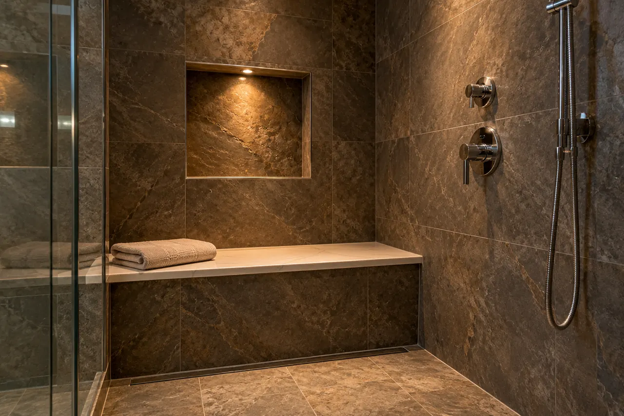 shower remodeling concept · Irving