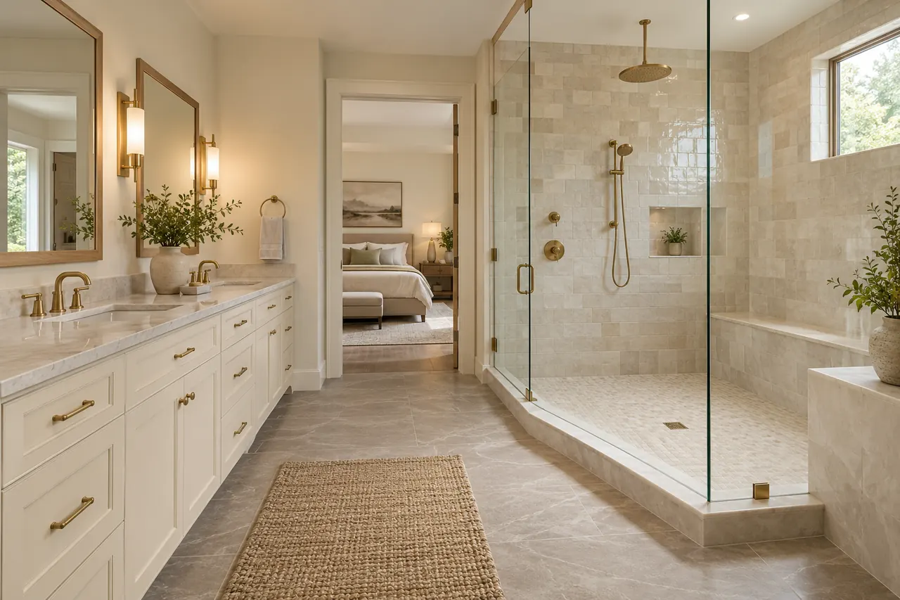 shower remodeling concept · Irving